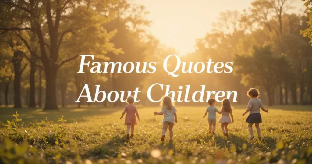 Famous Quotes About Children