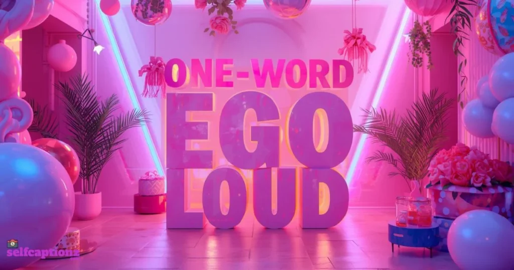 One Word Ego Captions That Speak Loud