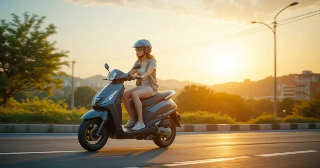 Ride Experience Inspired Scooty Captions