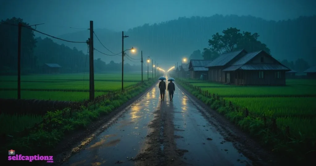 Rainy Day Village Captions For Instagram