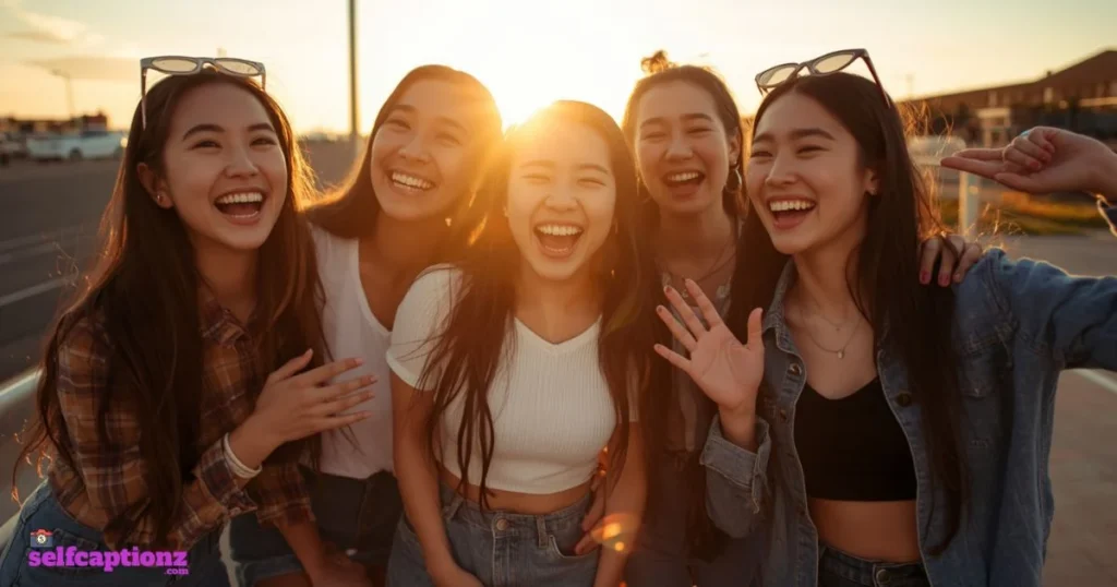Short Crazy Friends Captions For Instagram