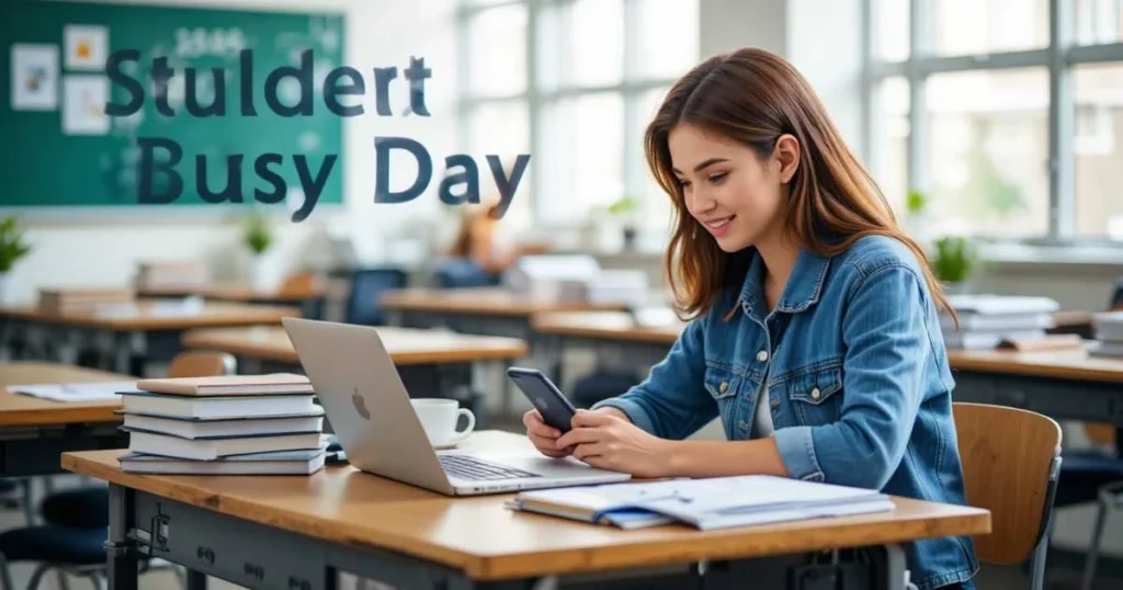Student Busy Day Captions For Instagram