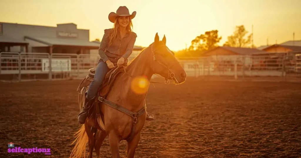 Texas Cowgirl Rodeo Instagram Captions