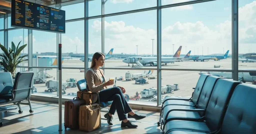 Airport And Layover Captions That Engage