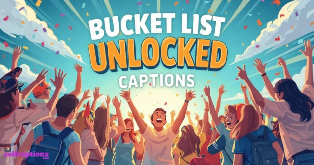 Bucket List Unlocked Captions