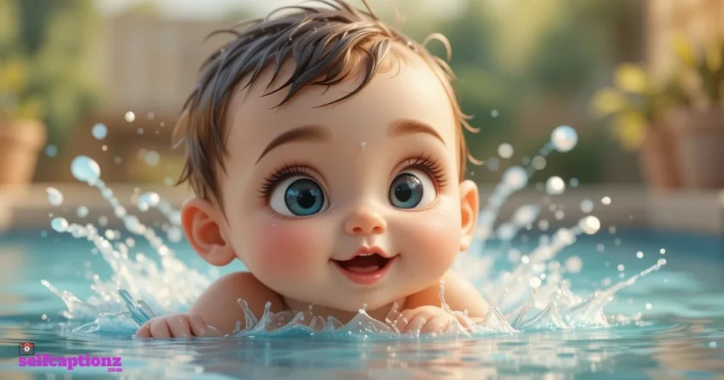 Cool Baby Swimming Instagram Captions