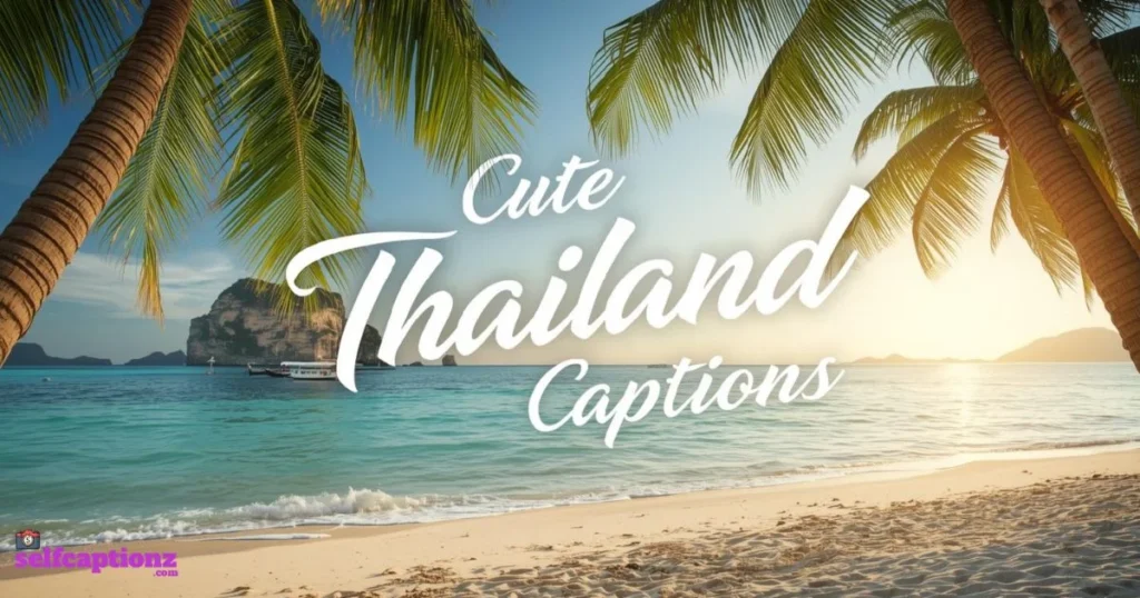 Cute Thailand Captions For Your Travel Pics