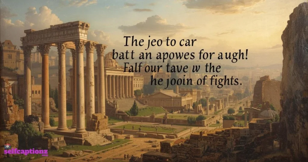 Funny Rome Captions For Instagram