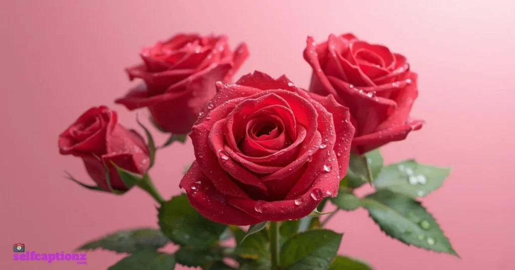 Red Rose Captions For Instagram