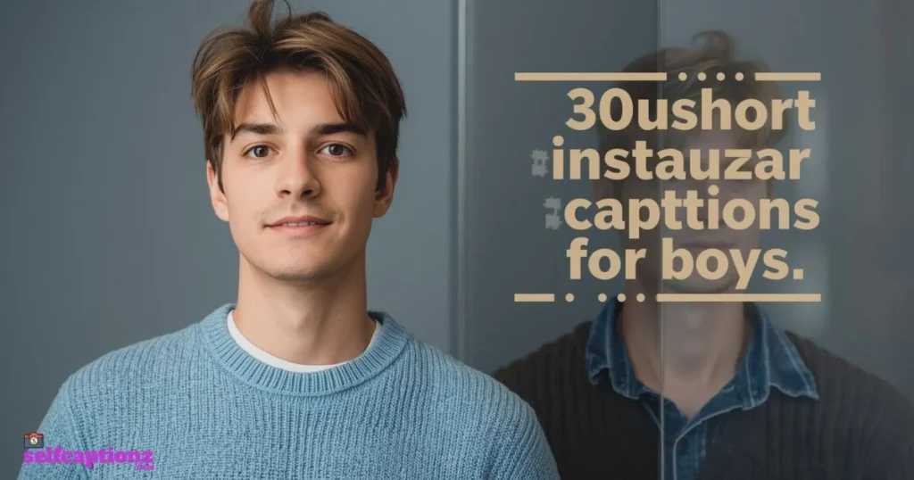 Short Instagram Captions For Boys