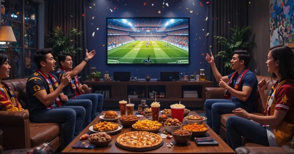 Football Watch Party Captions