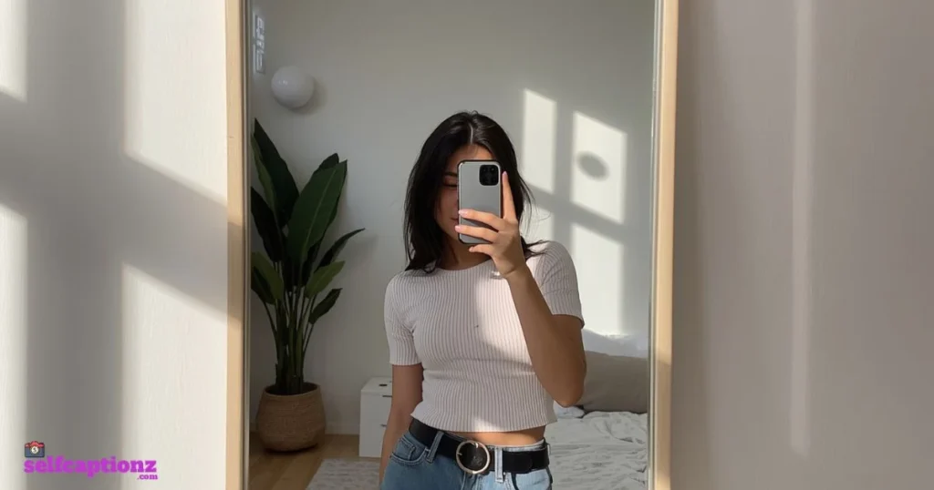 Short Mirror Selfie Captions