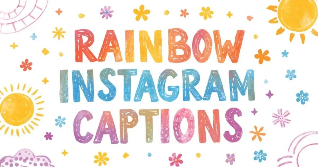 Double Rainbow Instagram Captions