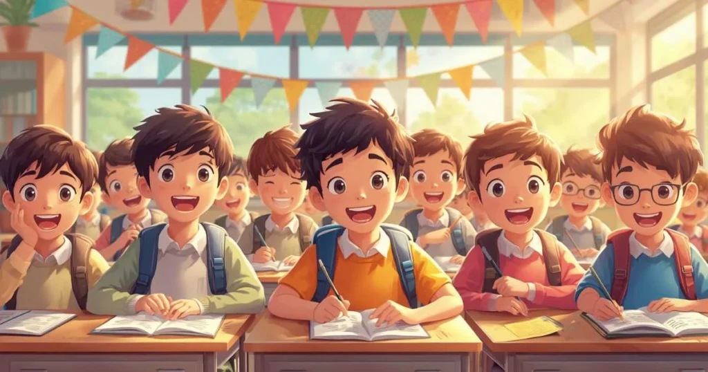First Day Of School Captions For Boys