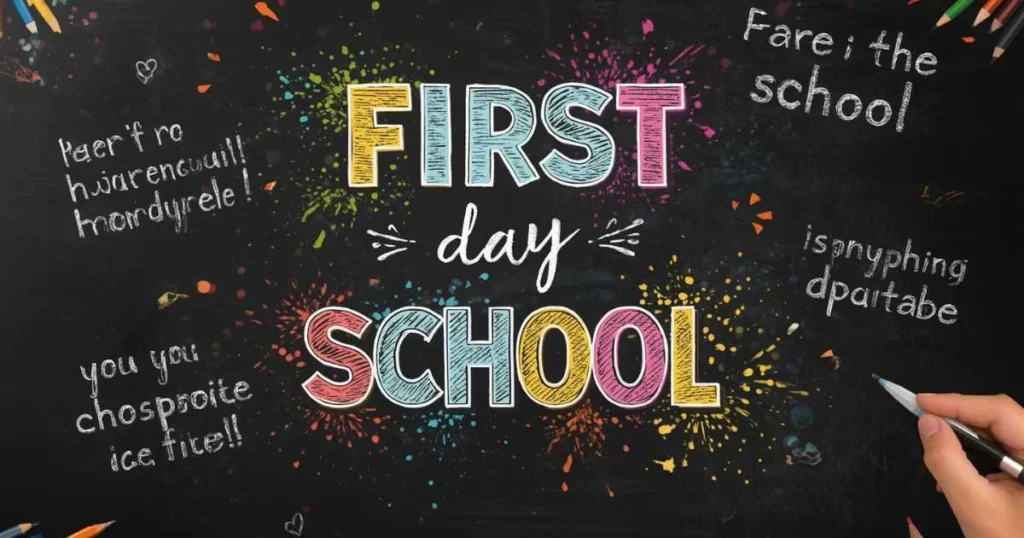 First Day Of School Captions For My Son
