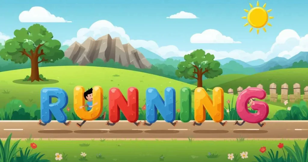 Running Story Captions